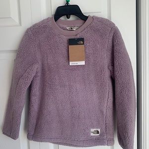 New North Face Sherpa Pullover kids